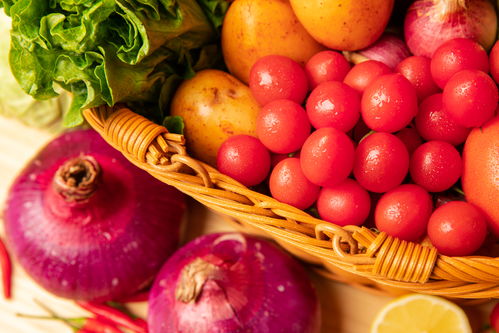 圣女果番茄水果蔬菜背景食材食品蔬菜摄影图 st摄影